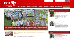 Desktop Screenshot of ccj.org.br
