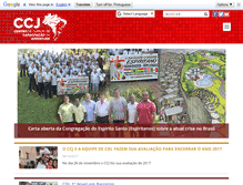 Tablet Screenshot of ccj.org.br
